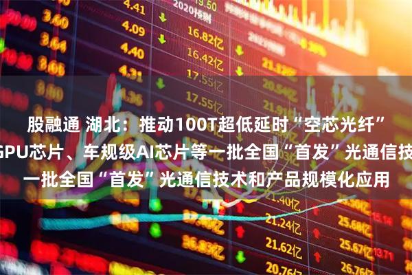 股融通 湖北：推动100T超低延时“空芯光纤”、8英寸芯片晶圆、GPU芯片、车规级AI芯片等一批全国“首发”光通信技术和产品规模化应用
